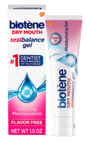 Biotene Oral Balance Alcohol Free Dry Mouth Moisturizing Gel, Unflavored,1.5Oz,For Children & Adults