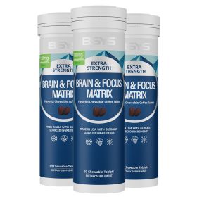 BSYS Brain Focus  Coffee Flavor  These Chewable Supplements Taste Like Your Morning Brew Keep You Sharp And Skip The Jitters FocusHacks  CoffeeLo (Option: Three bottles)